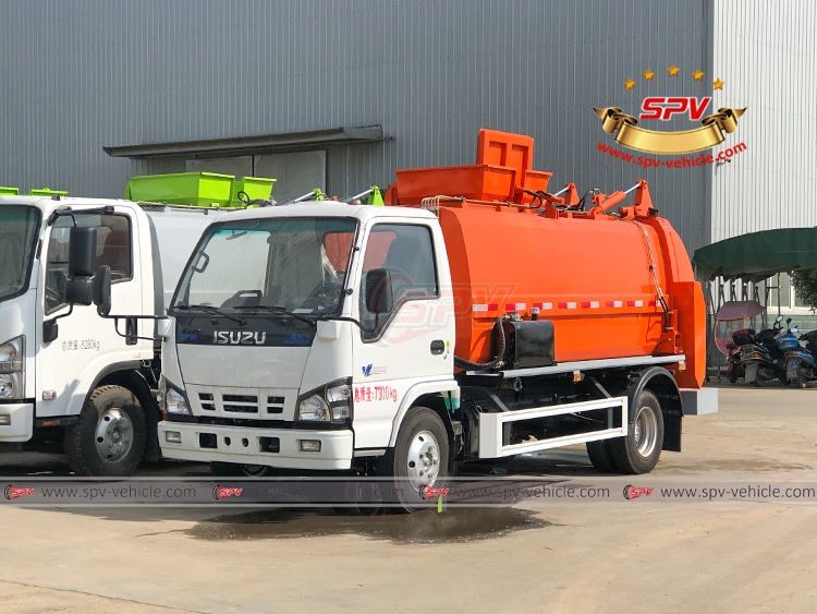 5,000 Litres Food Waste Garbage Truck ISUZU - LF 5,000 Litres Food Waste Garbage Truck ISUZU - LF
